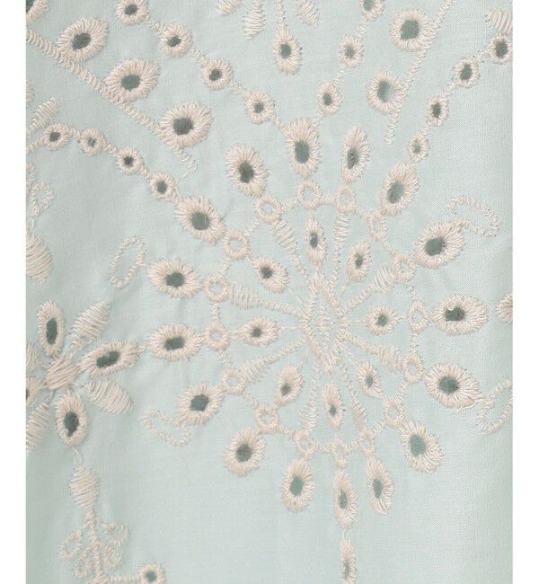 自由区「【カタログ掲載・洗える】エンブロイダリーローン ブラウス」|シャツ・ブラウス|