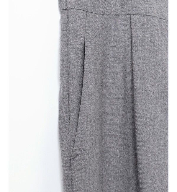 自由区「【洗える】ウォッシャブルウールサキソニー コンビネゾン」|オールインワン|