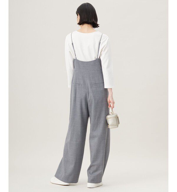 自由区「【洗える】ウォッシャブルウールサキソニー コンビネゾン」|オールインワン|