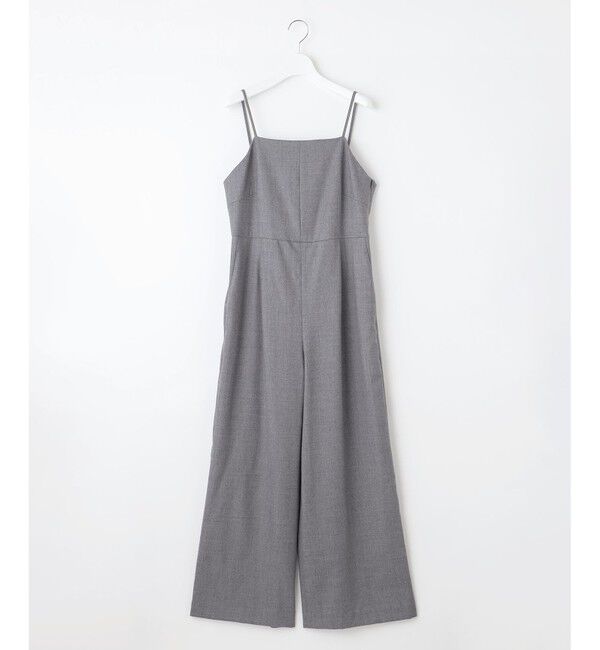 自由区「【洗える】ウォッシャブルウールサキソニー コンビネゾン」|オールインワン|