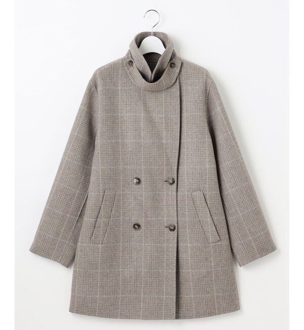自由区「【カタログ掲載】ウールリバーチェック柄ダブルブレスト コート」|その他|