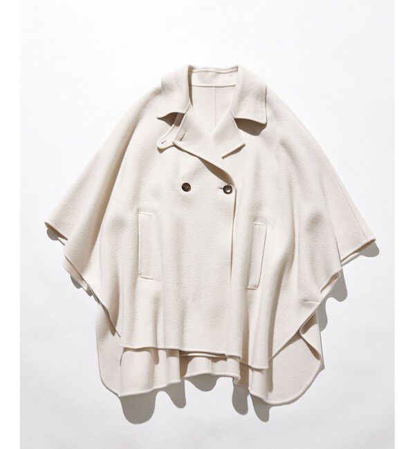 23区「【見上愛さん着用/Oggi12月号掲載】ウールライトリバー ポンチョシルエット コート」|その他|