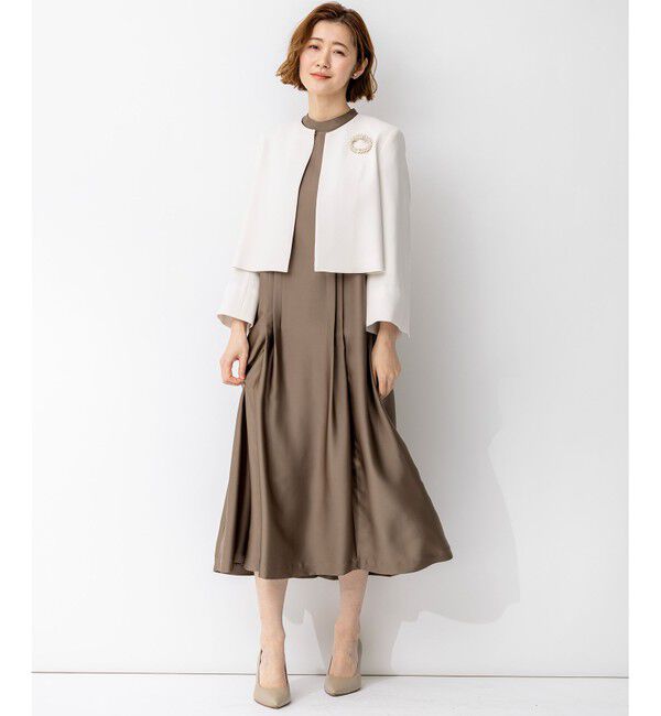 23区「【APPLAUDIR】クリアジョーゼット コンパクトタックジャケット」|その他|