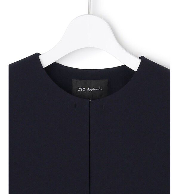 23区「【APPLAUDIR】クリアジョーゼット コンパクトタックジャケット」|その他|