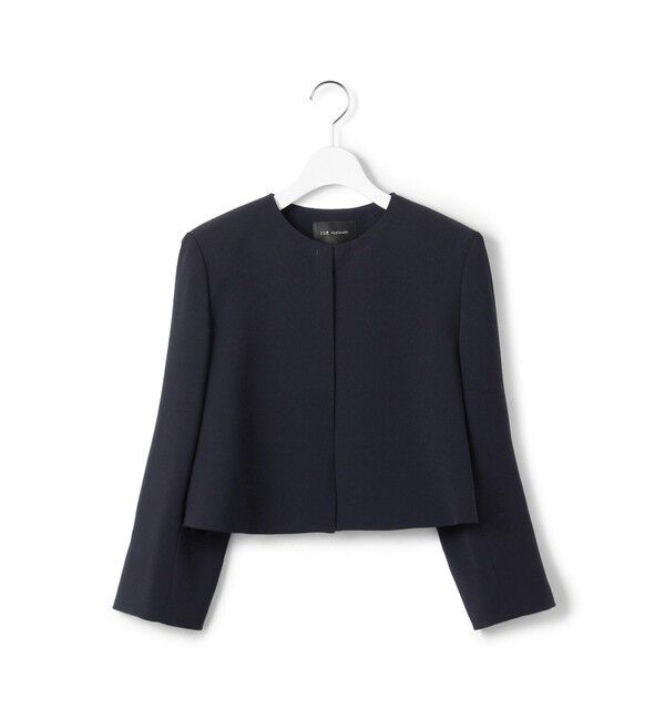 23区「【APPLAUDIR】クリアジョーゼット コンパクトタックジャケット」|その他|