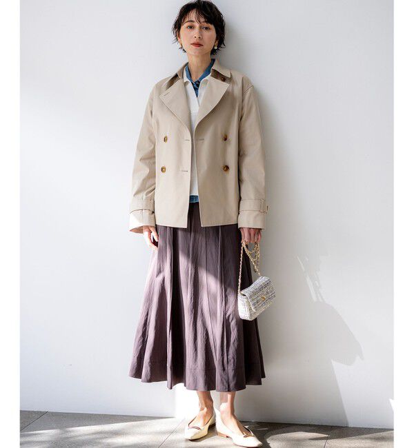 23区「エアータンブラー TCギャバジン ハーフ コート」|その他|