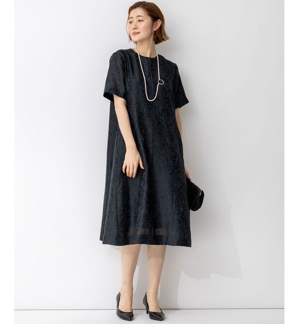 23区「【APPLAUDIR】シアーフラワージャカード ドレス」|ドレス|