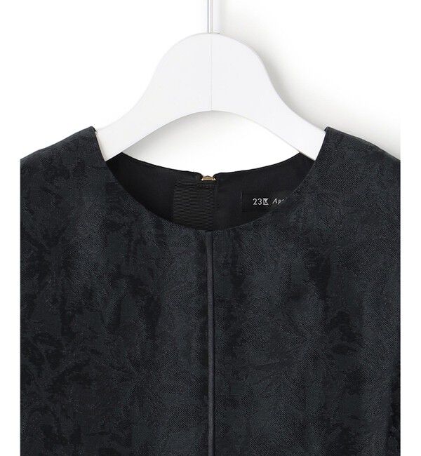 23区「【APPLAUDIR】シアーフラワージャカード ドレス」|ドレス|