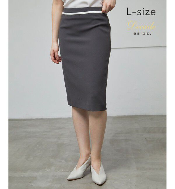 BEIGE,「【L-size】CINDY / タイトスカート」|スカート|C.Gray&times;White