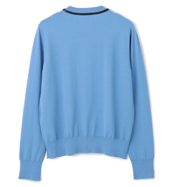 BEIGE,「【洗える】NADIA / レザーラインジップカーディガン」|ニット・セーター|