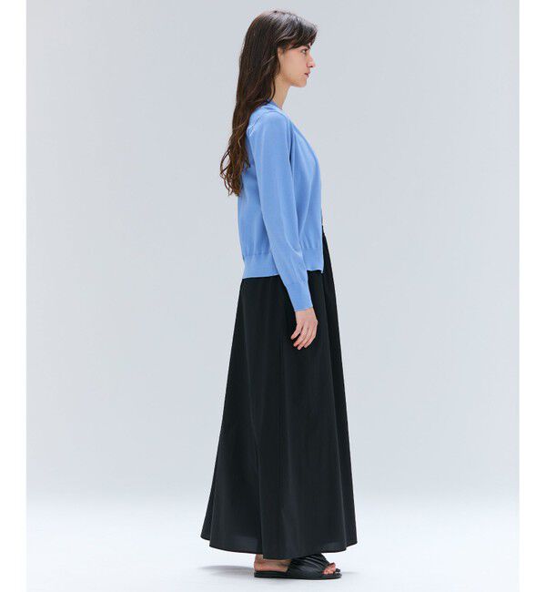 BEIGE,「【洗える】NADIA / レザーラインジップカーディガン」|ニット・セーター|