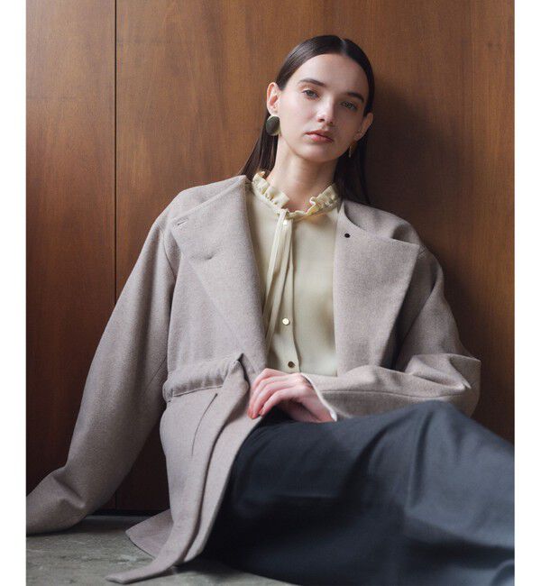 BEIGE,「LABBOCK / ウール混2WAYショートコート」|その他|