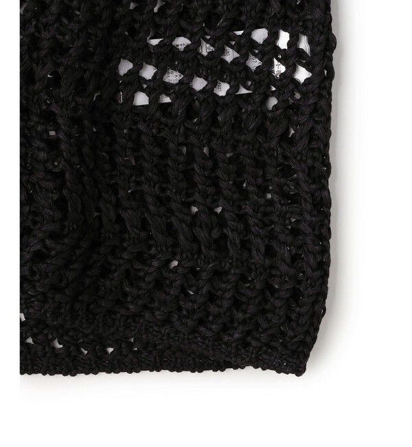 BEIGE,「UVITE / コットンメッシュクロップドニット」|ニット・セーター|