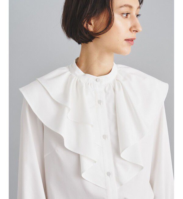 「イレギュラーフリルブラウス」|シャツ・ブラウス|