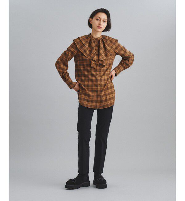  「イレギュラーフリルブラウス」|シャツ・ブラウス|