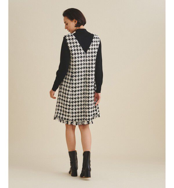  「ツイードジャンパースカート」|スカート|