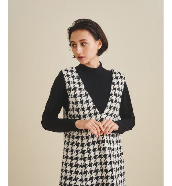  「ツイードジャンパースカート」|スカート|