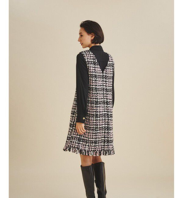  「ツイードジャンパースカート」|スカート|