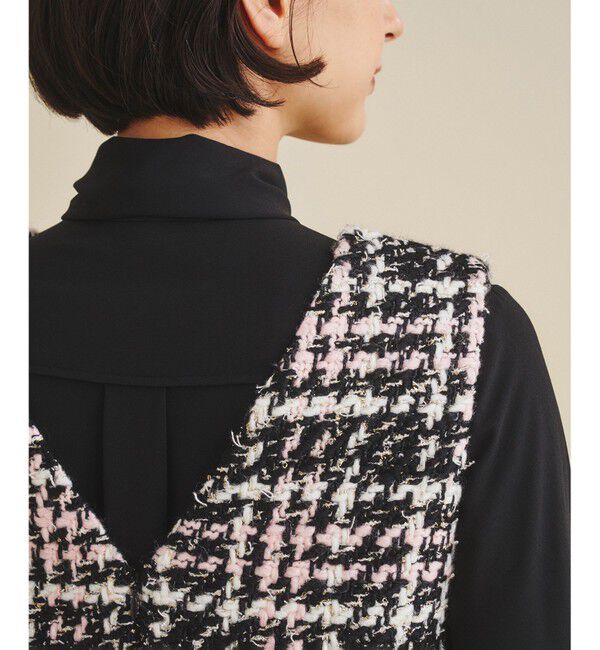  「ツイードジャンパースカート」|スカート|