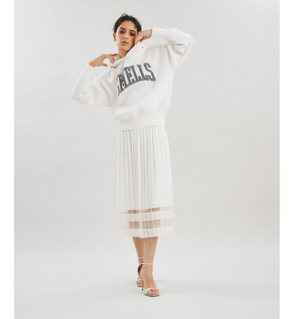  「フーテッドロゴトップ」|パーカー|