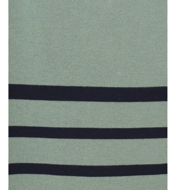  「ボーダーニットロングワンピース」|ワンピース|