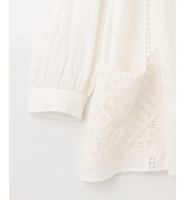 Diagram「レース切替クロシェトップ」|シャツ・ブラウス|