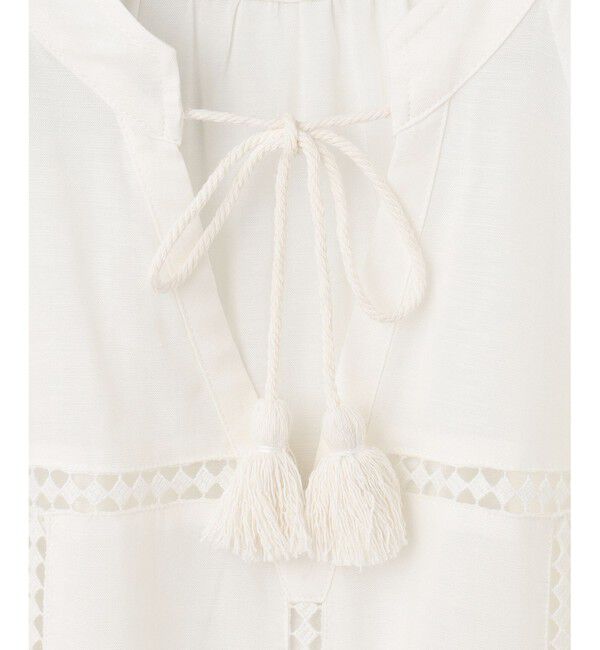 Diagram「レース切替クロシェトップ」|シャツ・ブラウス|