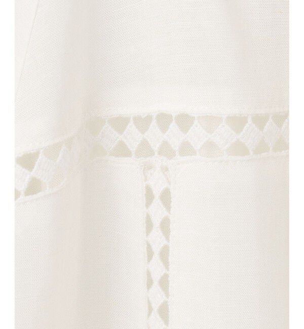 Diagram「レース切替クロシェトップ」|シャツ・ブラウス|