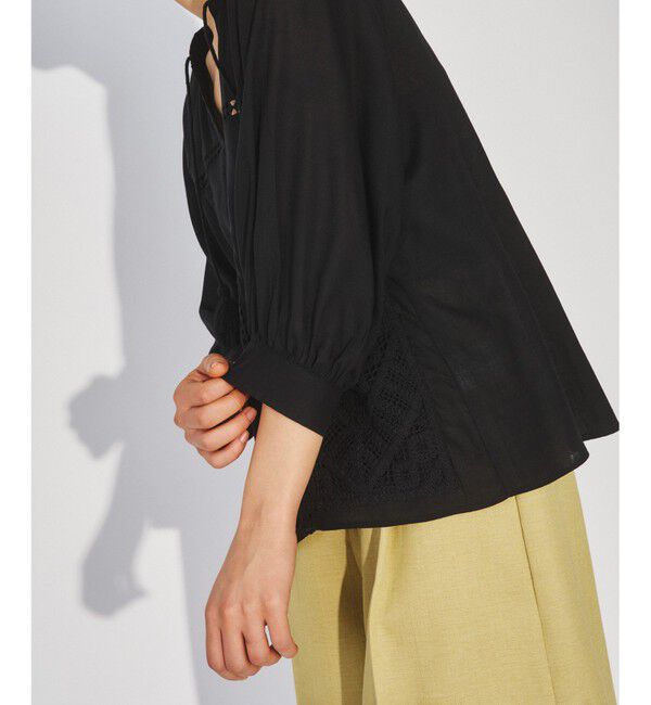 Diagram「レース切替クロシェトップ」|シャツ・ブラウス|