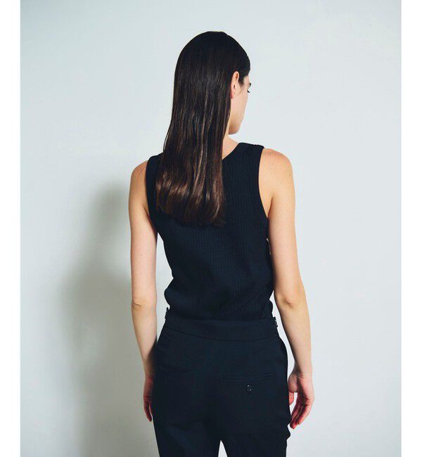  「リブニットタンクトップ」|Tシャツ・カットソー|