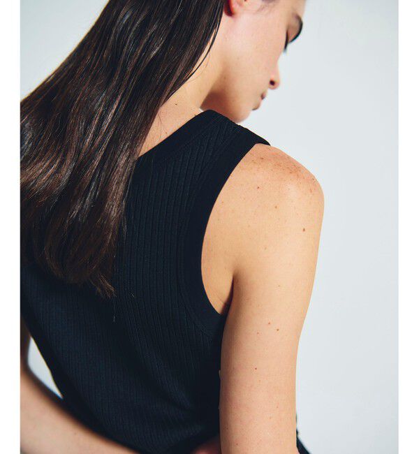  「リブニットタンクトップ」|Tシャツ・カットソー|