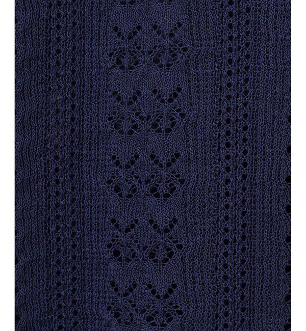 GRACE CONTINENTAL「シアーフリルニットカーディガン」|カーディガン|