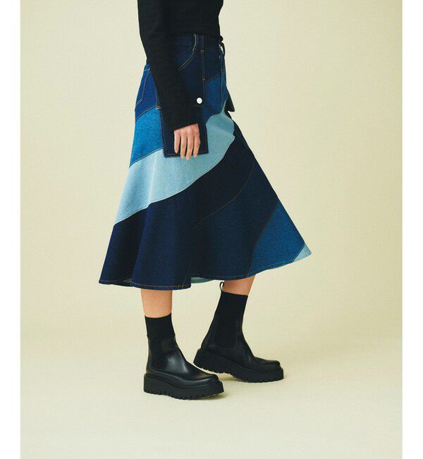 GRACE CONTINENTAL「切替マーメイドスカート」|スカート|