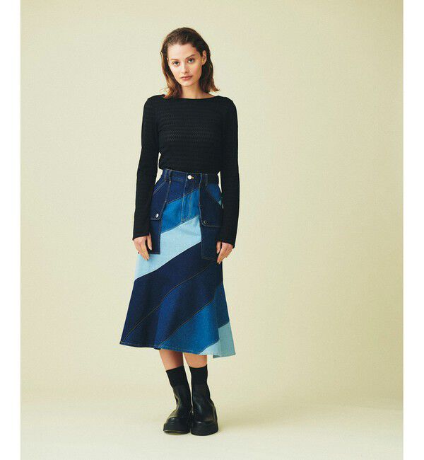 GRACE CONTINENTAL「切替マーメイドスカート」|スカート|