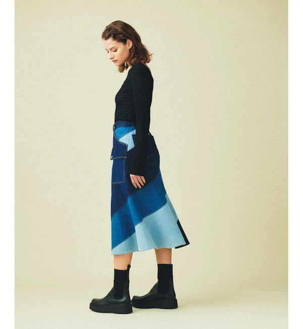 GRACE CONTINENTAL「切替マーメイドスカート」|スカート|