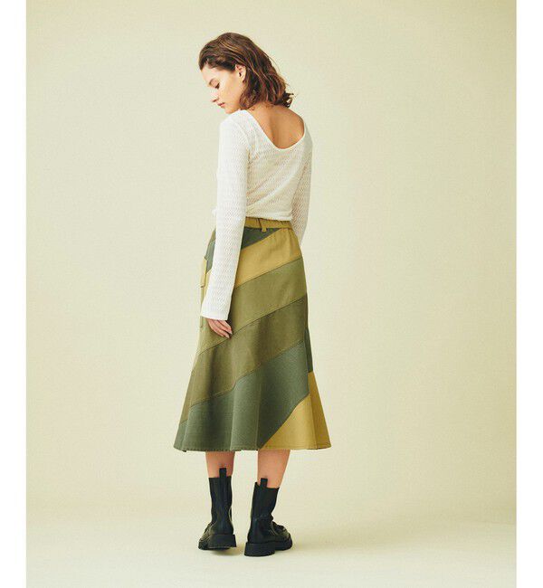 GRACE CONTINENTAL「切替マーメイドスカート」|スカート|