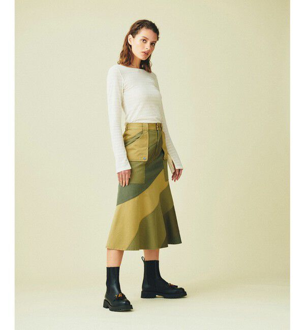 GRACE CONTINENTAL「切替マーメイドスカート」|スカート|