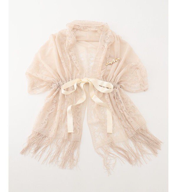 GRACE CONTINENTAL「ピン付レースストール」|ストール|