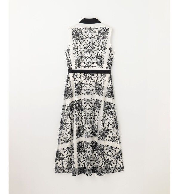 GRACE CONTINENTAL「刺繍フレアドレス」|ドレス|