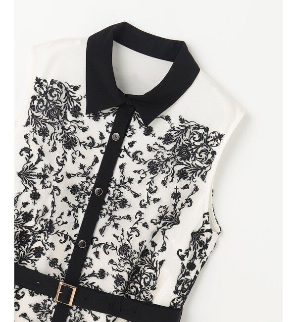 GRACE CONTINENTAL「刺繍フレアドレス」|ドレス|