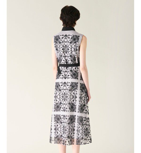 GRACE CONTINENTAL「刺繍フレアドレス」|ドレス|