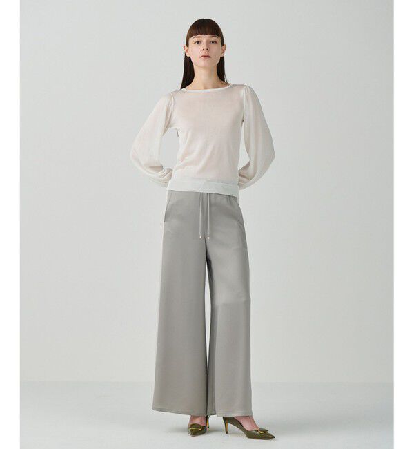 Grace Class「シアーラメニットトップ」|ニット・セーター|