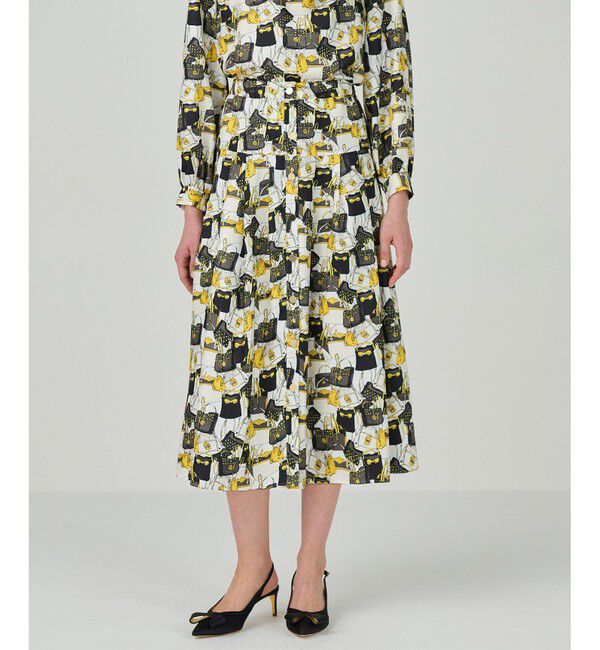 Grace Class「バッグモチーフプリーツスカート」|スカート|