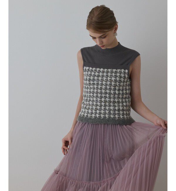 Diagram「ツイードベアニットトップ」|ニット・セーター|