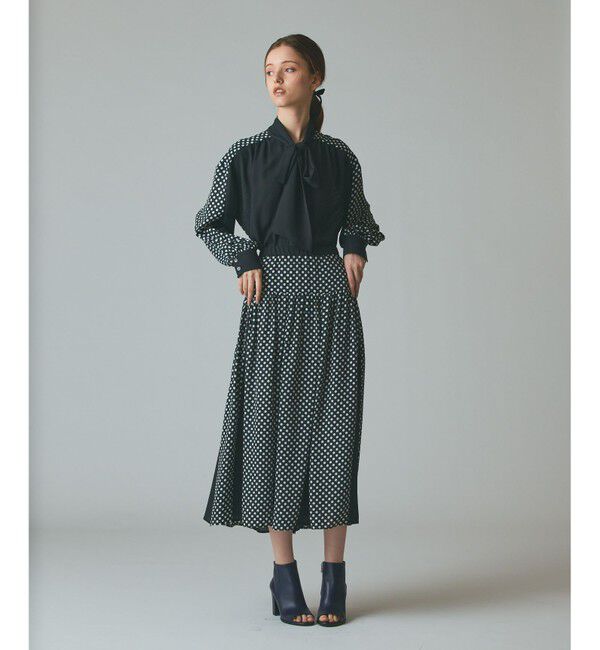 Grace Class「ドットコンビスカート」|スカート|