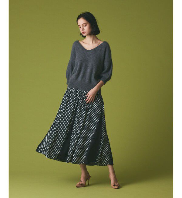 Grace Class「ドットコンビスカート」|スカート|