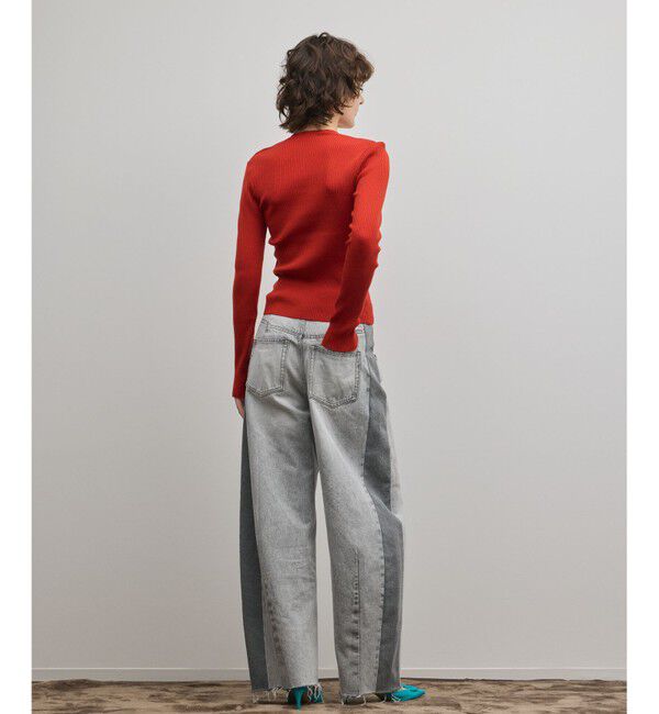 GRACE CONTINENTAL「スクエアリブニットトップ」|ニット・セーター|