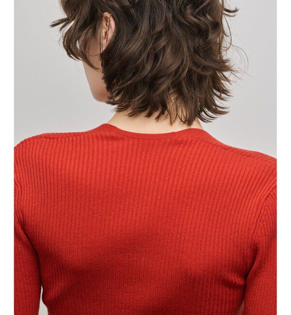 GRACE CONTINENTAL「スクエアリブニットトップ」|ニット・セーター|