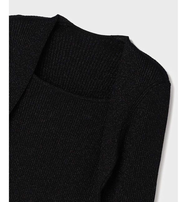 GRACE CONTINENTAL「スクエアリブニットトップ」|ニット・セーター|