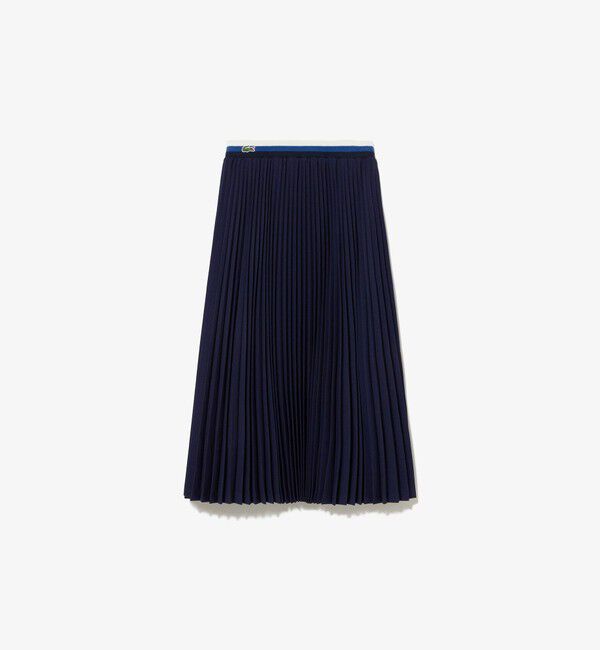 LACOSTE「ウエストボーダープリーツスカート / ロングスカート」|スカート|